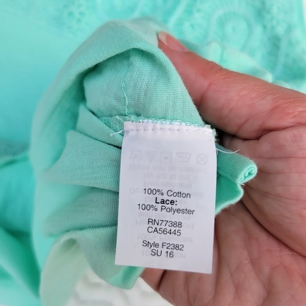 J. Crew Teal sleeveless top size medium